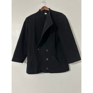 Josh Evan Virgin Wool Pea Coat sz 10